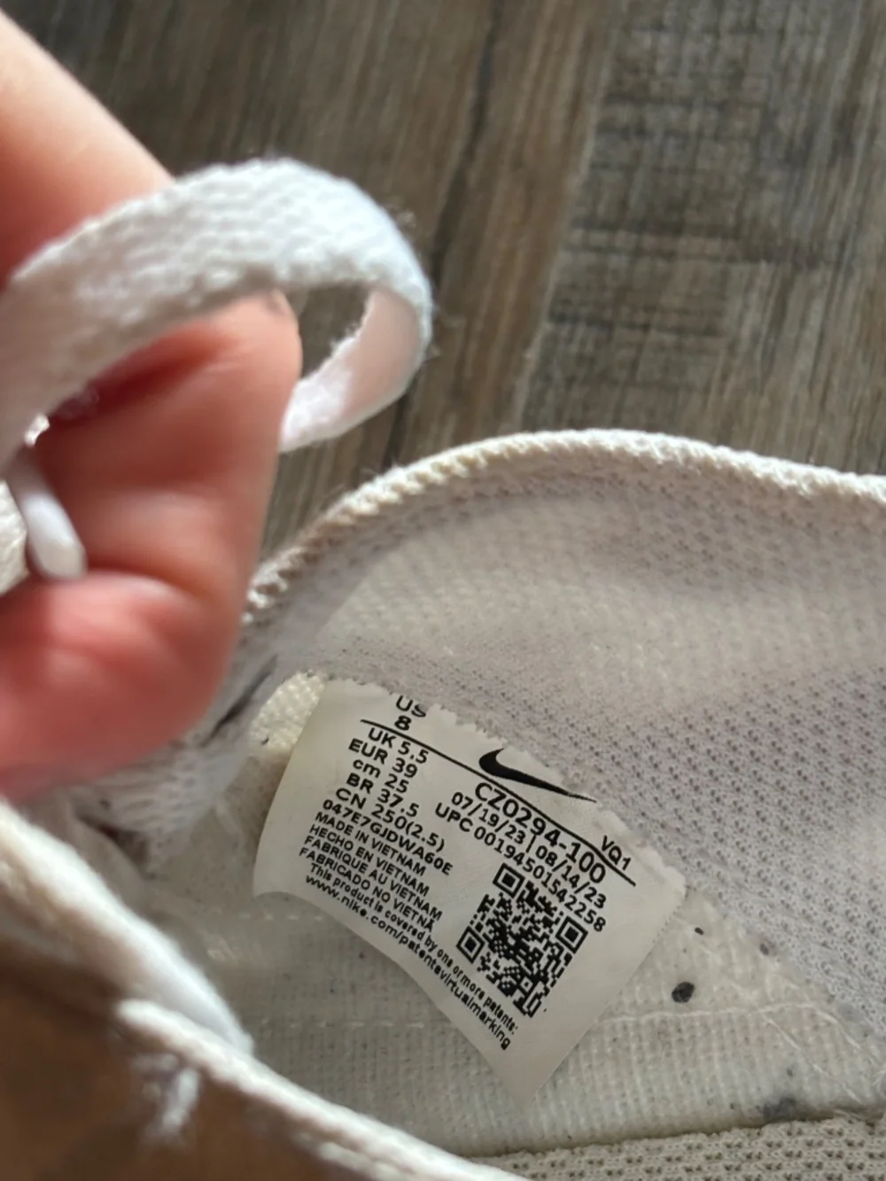 Canvas Nike Sneakers - dirty
